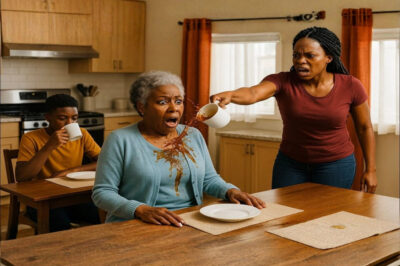 My daughter threw hot coffee at me when I refused to give her son my credit card… what she found days later in my house shocked her