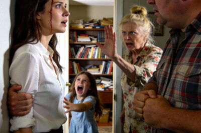 My blood splattered the floor as my mother’s ring sliced my face. “Ungrateful brat,” she hissed, demanding money for my sister again. My daughter’s terrified scream pierced my soul as Dad pinned me against the wall.