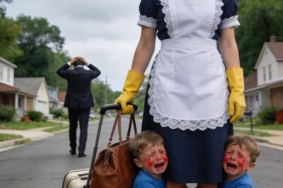 The Millionaire Fired Her as a “Thief,” Never Knowing She Was the Only Shield Protecting His Children…What the Triplets Screamed in the Street Froze His Blood—and Changed His Life Forever