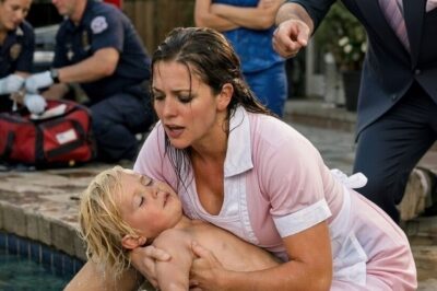 She Didn’t Even Take Off Her Shoes Before Jumping Into the Pool to Save Their Son, and Paramedics Later Said Those First Seconds Made the Difference — But That Same Evening, the Boy’s Mother Looked Her in the Eye and Said, “You Should Start Packing Your Things.”