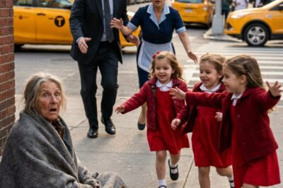 The Billionaire Was Told His Triplet Daughters Would Never See — Until a Forgotten Beggar Looked Into Their Eyes and Exposed the Lie That Cost Them Three Years of Darkness