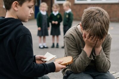 I used to steal my poor classmate’s lunch every day to make fun of him. But when I read the note his mother had hidden in his bag, my food turned to ash in my mouth.
