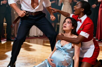 No One Dared Stop the Billionaire CEO ʙᴇ.ᴀᴛɪɴɢ His Pregnant Wife—Until a Black Waitress Spoke the Words That Changed Everything