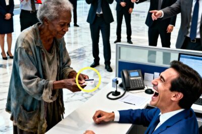 “I JUST WANNA CHECK MY BALANCE”—SAID THE 90-year-old BLACK WOMAN. Millionaire Laughed… UNTIL HE SAW THE SCREEN