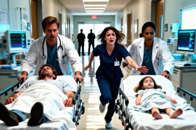 During my overnight shift, my husband, my sister, and my three-year-old daughter were wheeled into the ER unconscious. When I tried to run toward them, a colleague gently grabbed my arm and whispered, “You can’t go in there right now.” My whole body shook. “Why not?” He kept his eyes lowered and said, “I’ll tell you everything… once the police get here.”