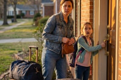 “My husband had just left on a business trip when my six-year-old daughter whispered, ‘Mommy… we have to run. Now.’ I asked, ‘What? Why?’ She was trembling as she said, ‘There’s no time. We have to get out of the house right now.’ I grabbed our bags and reached for the door… and that’s when it happened.”