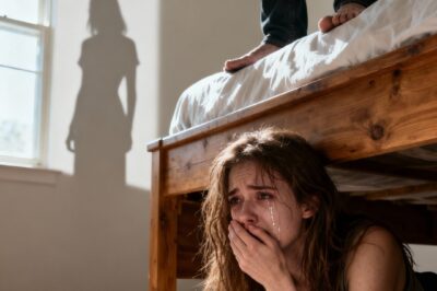 My neighbor screamed at me when I got home: “Your house makes too much noise during the day!” “There shouldn’t be anyone home,” I told her. “I heard screaming!” The next day, I pretended to leave for work and hid under the bed. Hours later, when I heard the voice of the person who entered my room, I was paralyzed with terror…