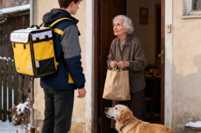 I lied every Thursday to save her dignity… and her dog chose me.