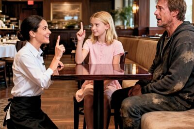 Billionaire Walked Into The Most Exclusive Restaurant Wearing A Stained Hoodie And Was Treated Like Trash, But When The Arrogant Staff Refused To Acknowledge His Deaf Daughter And M0cked Her Silence, A Struggling Waitress Risked Her Job To Speak Her Language