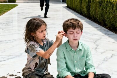 The millionaire’s son was blind… until a little girl drew something from his eyes that no one could have imagined…