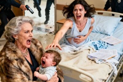 I never told my mother-in-law I was a judge. To her, I was just an unemployed gold digger. Hours after my C-section, she burst into my room with adoption papers, mocking me: “You don’t deserve a VIP room. Give one of the twins to my infertile daughter: you can’t handle two.” I hugged my babies and pressed the panic button. When the police arrived, she screamed that I was crazy. They were about to restrain me… until the chief recognized me…