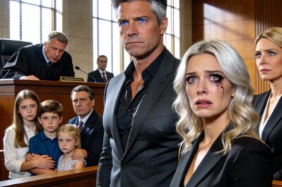 My wife divorced me after 15 years. “You’ll pay child support for three kids forever,” she laughed. I agreed to everything without a fight. At the courthouse, her lawyer handed me the final papers. I smiled and pulled out an envelope. “Before I sign, Your Honor, I’d like to submit evidence.” I opened it. My wife’s face went white. The judge read it and said three words that destroyed her…