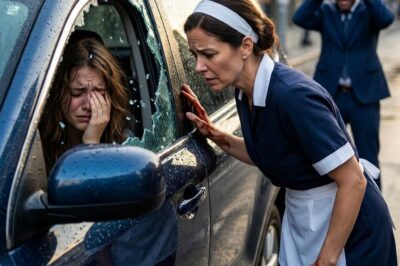 The bride ‘forgot’ the little girl locked in the car in the sun. The maid broke the window with her bare hands to save her, and what the millionaire did during the wedding will make you cry.