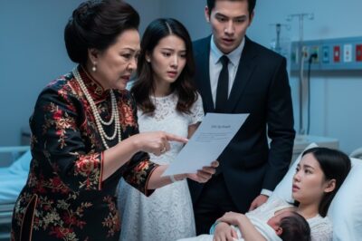 The divorce papers were handed to the new wife because she was “poor” — but the mother-in-law and the mistress turned pale when the hospital owner greeted her and called her “Madam President of the Board”