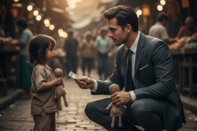“Young man, can you buy my doll?… My mother hasn’t eaten for three days” — What the rich man did changed everything!!