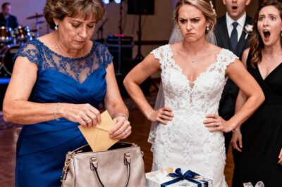 At my son’s wedding, the bride curled her lip and whispered to me with contempt: “Sit by the kitchen doors; your face will ruin the family photos.” My seat ended up occupied by a stranger. I just smiled, walked to the gift table, and slipped the $25,000 check back into my purse. Leaning toward her, I whispered: “Don’t worry… I’ll stay out of your life forever.” Three hours later, the band, the bar, and the flowers disappeared… and so did something much bigger.