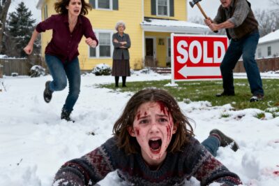 My 5-year-old daughter came home from school and saw a huge sold sign in front of our house. My daughter stood there confused and crying in the cold. When she tried to come inside, my mother shoved her back out and locked the door.
