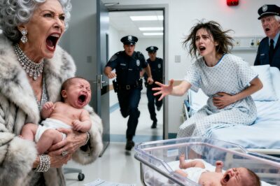 “My mother-in-law came in with adoption papers hours after my C-section… and wanted to take one of my twins. Nobody knew who I was… until the police arrived.”