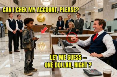 Black Kid in Worn-Out Shoes Went to Bank to Check Account — Manager Laughed Until He Saw the Balance