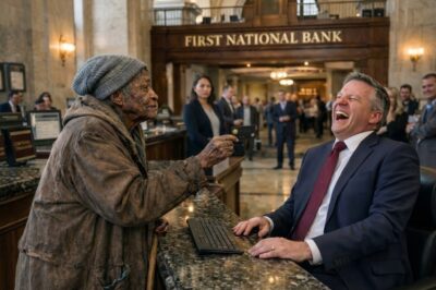 “I Just Wanna Check My Balance “Said The 90years Black Woman.Millionaire Laughed… Til He Saw…