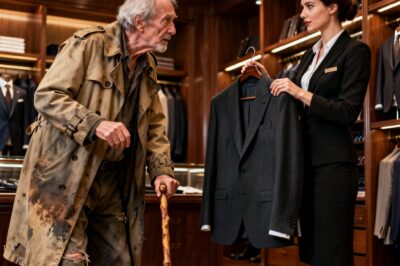 The smell of the street entered before he did. When he crossed the glass door, the silence in the store was absolute.