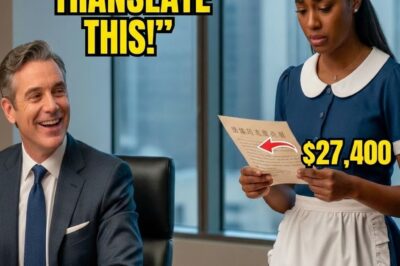 “Translate This and My Salary is Yours,” Millionaire Laughed —The Maid Did… and His Jaw Dropped