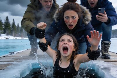 My in-laws found it “hilarious” to hurl my daughter into the freezing lake. They held her under until her screams died out. My husband stood there, egging them on, while I pleaded for them to stop. I shouted for help—no one budged, they laughed. When the ambulance finally arrived, I rang my brother and whispered, “Do it. Make them pay.” Whatever comes next will destroy their whole world forever…