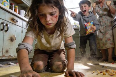 My mother finally broke and kicked my 8-year-old out after a day of savage chores and nonstop insults. My little girl disappeared for hours. That night, my sister phoned, confused. “She never showed up. I haven’t seen her once today.” I was away. My hands trembled as I filed an urgent missing-person report. When they finally located her and took me to where she was, my knees buckled. I couldn’t move…