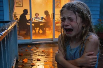 My 11-year-old daughter got home and found her key suddenly wouldn’t turn in the lock. She stood in the pouring rain for five endless hours, shivering on the porch, until my mother finally opened the door and said, “We decided—your mom and you don’t live here anymore.” I didn’t beg or fight. I just answered, “Okay.” Three days later, one letter arrived—and her face went dead white.