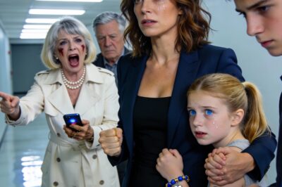 On New Year’s Eve, my mom glanced at the handmade bracelet my daughter made and snapped, “I don’t wear junk from kids who aren’t really mine.” My daughter just blinked—didn’t even cry. Then my son stood up and said, “Perfect. I got that on video, and I already hit send.” And my parents turned pale…