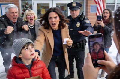 At the Christmas Party, My Parents Gave the Kids Gift Bags. My Son’s Gift Bag Had Nothing, Just a Note With “Better Luck Next Time.” So We Got Up and Left… A Few Days Later, the Police Showed Up and Told My Parents to Go When They Tried to Approach My Son…