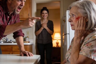 I wouldn’t hand my son the cash from the farm sale. He struck me and yelled, “Get this old woman out of here!” as his wife applauded, pleased, right there. Shaking, I locked myself in my room, but ten minutes later the doorbell sounded. His face went white…