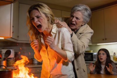 My mother shrieked as she yanked my hair and forced my face toward the gas stove’s flame—only because I refused to hand over my $15,000 house down payment to fund my sister’s extravagant wedding. She said she needed to “teach me a lesson.” What she didn’t realize was that moment incinerated the final bridge between us—and turned me into the worst nightmare they never saw coming.