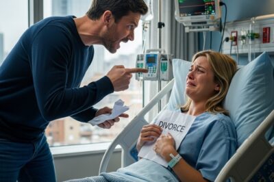 Husband Asked His Wife to Sign Divorce Papers While She Was in the Hospital — But He Never Thought He’d Be the One Left Behind