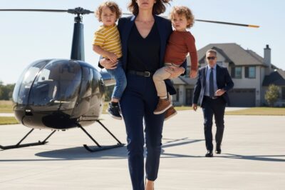 Husband Abandoned Pregnant Wife for Mistress — Eight Years Later, She Returned by Helicopter with Their Twins…