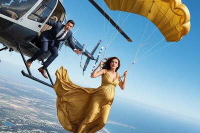 The Husband Pushes His Pregnant Millionaire Wife Out of a Helicopter to Steal the Inheritance, But Unexpectedly, She Was Already Prepared…