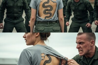 They Mocked Her for Being the Weakest Cadet on the Yard — Until One Moment Revealed the Tattoo on Her Back… A Mark That Even Generals Salute!