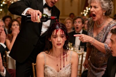 “My Husband Poured Wine on My Head at Dinner — His Mother Laughed… But They Never Expected What I Did Next ”