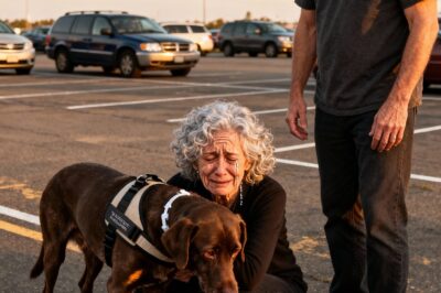 After following me around Walmart for almost an hour, a stranger burst into tears in the parking lot and confessed something that took my breath away: she had raised my service dog from a puppy… and had thought about him every day for nine years.