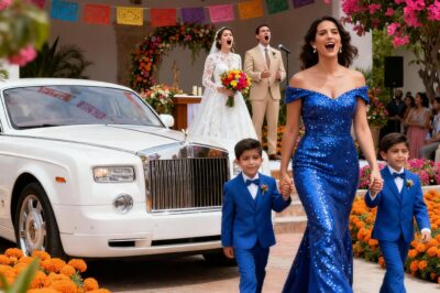 My ex-husband invited me to his wedding to humiliate me, but the ceremony was stopped when I got out of a Rolls-Royce with our twins.