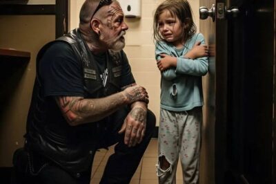 Six Year Old Girl With Bruises Begged Scary Biker To Save Her From Stepfather