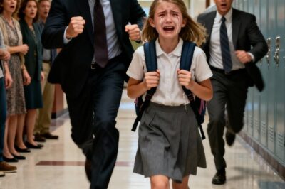 A millionaire arrived at school after hearing his daughter refused to enter her classroom—crying, shaking, begging to go home.