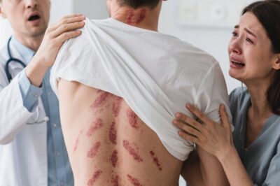 I Found 30 Tiny Red “Eggs” on My Husband’s Back — The Doctor Took One Look and Whispered, “Call the Police.”
