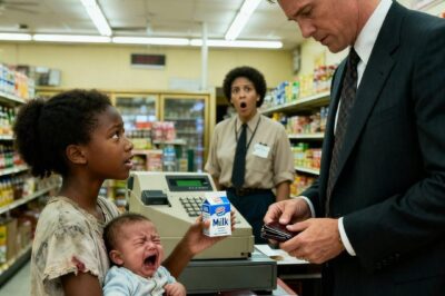 “I promise I’ll repay you when I grow up,” the Black girl begged a millionaire for a small box of milk for her newborn baby brother who was crying from hunger — the man’s response shocked everyone…