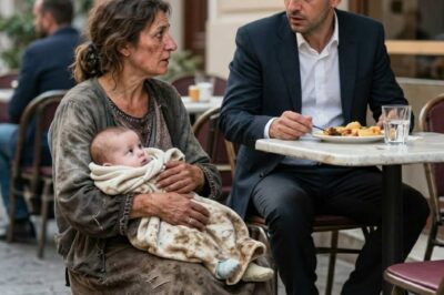 She knelt on the sidewalk and asked him for a minute… what she did next changed her life!