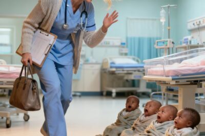 They called them a mistake. But that night, when Nurse Vanessa Douglas heard four cries echo through the maternity ward, she knew fate was asking her to do something no one else would dare.