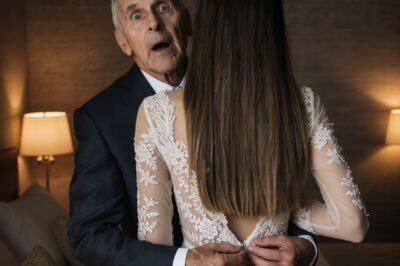 At 65, a man remarried to his friend’s young daughter: but on their wedding night, while taking off her wedding dress, he saw something terrible.