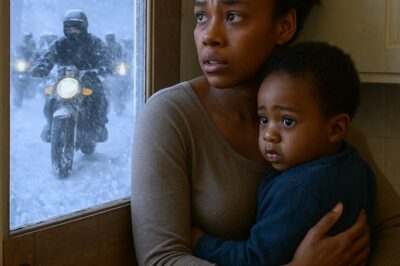 Black Single Mom Shelters 25 Freezing Bikers! Next Morning 1500 Hells Angels Stops Outside Her Door…