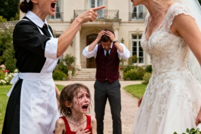 Maid interrupts millionaire wedding with missing girl in her arms — and exposes everything.