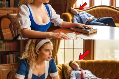 The millionaire pretended to be asleep to test his shy maid, but when he opened his eyes and saw what she was doing, his heart stopped… and his life changed forever that silent night.